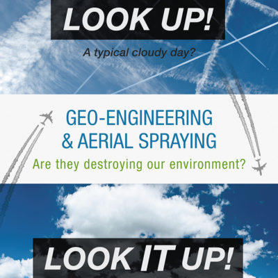 Chemtrails Project UK "Are they destroying our environment?" flyer (front)