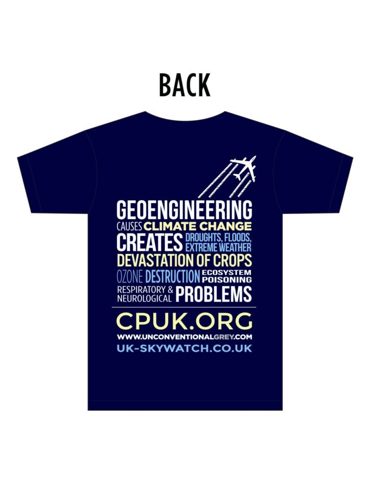 Ban Geoengineering T-shirt (back)