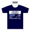 Ban Geoengineering T-shirt (front)