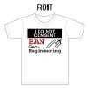 Ban Geoengineering T-shirt (front)