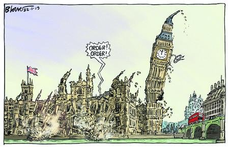 parliament crumbling